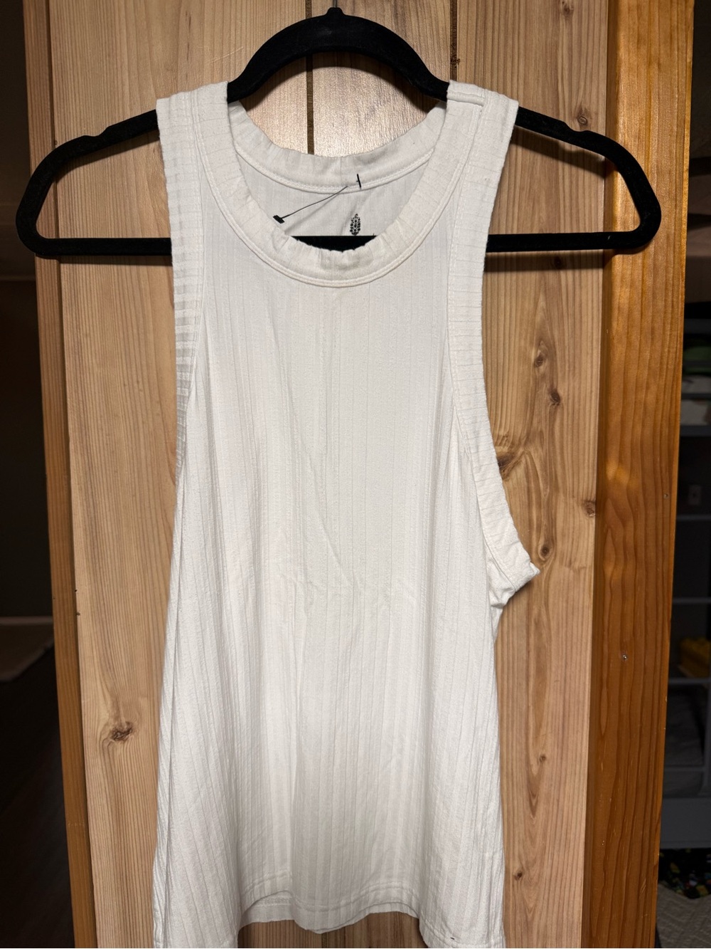 FP Movement by Free People White Ribbed Tank Top